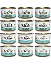 SCHESIR Mořské speciality Tuňák s mořskou pražmou 12x85 g
