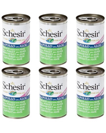 SCHESIR Kuřecí filety s aloe vera pro koťata 6x140g