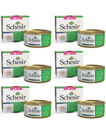 SCHESIR Kuře s aloe pro štěňata 6x150 g