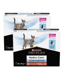 PURINA PRO PLAN Hydra Care Feline Hydration Losos 20x75g doplňkové krmivo pro hydrataci koček