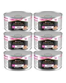 PURINA PRO PLAN Veterinary Diets Feline UR St/Ox Urinary 6x195g krmivo pro kočky pro zdraví močových cest