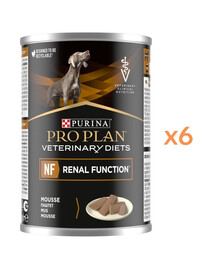 PURINA PRO PLAN Veterinary Diets Canine NF Renal Function 6x400g pro podporu funkce ledvin, krmivo pro psy
