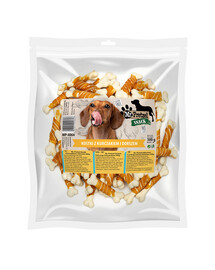 MR. PRETZEL Kosti s kuřecím masem a treskou 500g pamlsek pro psa