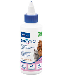 VIRBAC EpiOtic Čistič uší 60 ml Hygiena uší pro psy a kočky