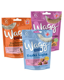 WAGG Mix příchutí 3x125g pamlsky pro psy