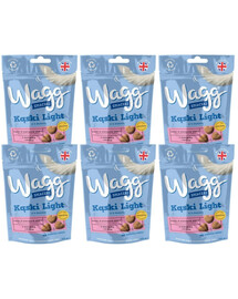 WAGG Light 6x125g pamlsky pro psa s krůtím masem a rýží
