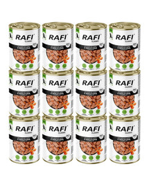 RAFI Classic Zvěřina a mrkev v omáčce 12x1240 g konzervy pro psy všech plemen
