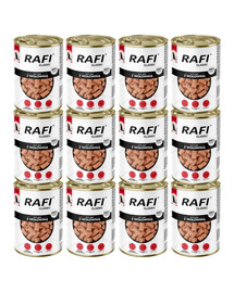 RAFI Classic Hovězí v omáčce 12x1240 g mokré krmivo pro psy všech plemen