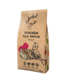 KUCHNIA SZEFA Colorful Birds Krmivo pro papoušky 750 g