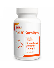 DOLFOS Dolvit Karnityna 90 tabl. správná postava a vitalita tablety pro psy