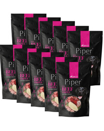 PIPER Animals s hovězími žaludky a červenou řepou, 10 × 500 g, mokré krmivo pro psy