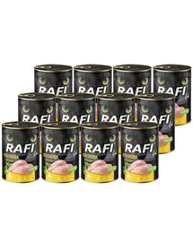 RAFI Cat Adult s kuřetem 12x400 g konzervy pro kočky