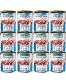 RAFI Super z jagnięciną i sercami z indyka12x800g pasztet dla psów