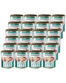 RAFI Super z perliczką i wątróbką wołową 24x800g pasztet dla psów 