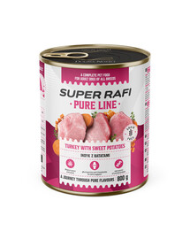 SUPER RAFI Pure Line krůta s batáty 800g konzerva pro psy