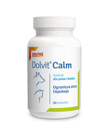 DOLFOS Dolvit Calm 90 tabl. doplněk stravy na stres pro psy a kočky