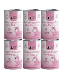 PAKA ZWIERZAKA PEPE Vet Gastrointestinal Low Fat Duck 6x400 g konzervy pro psy podporující trávicí systém