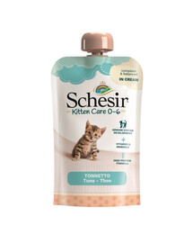 SCHESIR Kitten Care pasta s tuňákem 150 g mokrá strava pro koťata