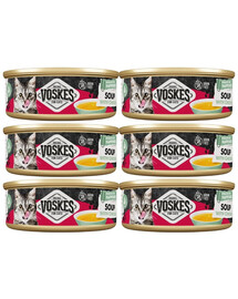 VOSKES Polévka s kuřetem 6x50 g polévka s kuřetem pro kočky