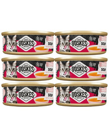 VOSKES Polévka s lososem 6x50 g polévka s lososem pro kočky