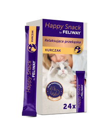 FELIWAY Happy Snack Chicken 24x15 g s kuřetem, relaxační pamlsek pro všechny kočky