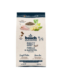 BOSCH HPC Soft Adult 800g Pstruh a brambory Monoproteinové krmivo pro psy