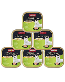 ANIMONDA Vom Feinsten Mild Menue Krůtí paštika 6x100g pro kočky
