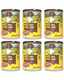 JOSERA Meat Lovers Pure Lamb 6x800 g jehněčí konzervy pro psy