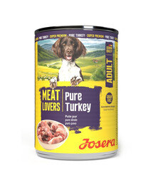 JOSERA Meat Lovers Pure Turkey 400 g krůta konzerva pro psy