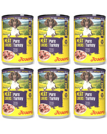 JOSERA Meat Lovers Pure Turkey 6x400 g krůta konzervy pro psy