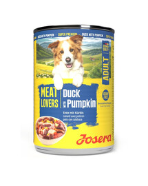JOSERA Meat Lovers Menu Duck and Pumpkin 400 g kachna a dýně konzerva pro psy