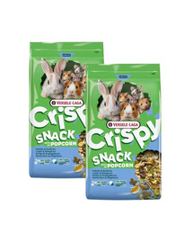 VERSELE-LAGA Crispy Snack with Popcorn 2x550g pamlsky s popcornem pro králíky a hlodavce
