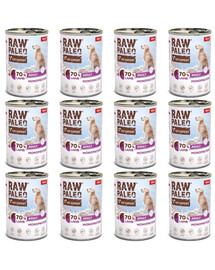 RAW PALEO Monoprotein Lamb Adult 12x400g jehněčí krmivo pro psy
