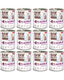 RAW PALEO Monoprotein Lamb Adult 12x800g jehněčí krmivo pro psy