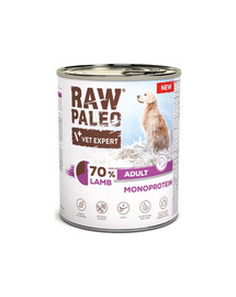 RAW PALEO Monoprotein Lamb Adult 800g jehněčí konzerva pro psy