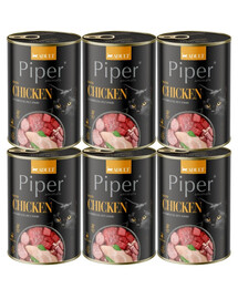 PIPER Animals Chicken 6x400 g s kuřecím masem, mokré krmivo pro kočky