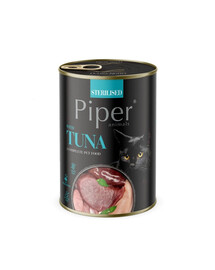 PIPER Animals Sterilised Tuna 6x400 g s tuňákem, konzervy pro sterilizované kočky