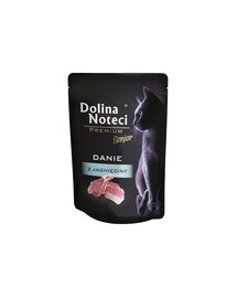DOLINA NOTECI Premium Senior jehněčí 85 g konzerva pro starší kočky