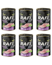 RAFI Cat Adult s králíkem 6x400 g krmivo pro kočky po sterilizaci