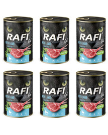RAFI Cat Adult s jehněčím 6x400 g konzervy pro kastrované kočky