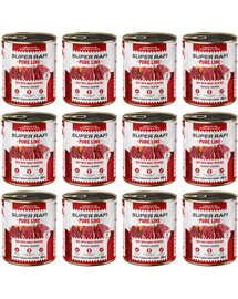 SUPER RAFI Pure Line hovězí s batáty 12x800g konzervy pro psy