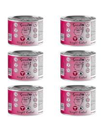 GUSSTO Vet Weight control Cat 6x200g konzervy pro kočky s nadváhou