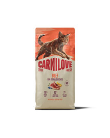 CARNILOVE True Fresh Cat Beef Sterilised 6 kg hovězí, pro kastrované kočky