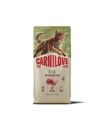 CARNILOVE True Fresh Cat Duck Sterilised 6 kg kachna, pro kočky po sterilizaci