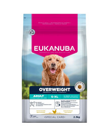 EUKANUBA Special Care Adult Overweight 2,3 kg krmivo pro dospělé psy s nadváhou