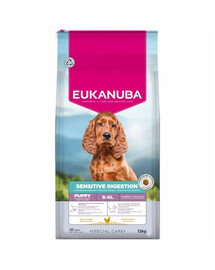EUKANUBA Special Care Puppies with Sensitive Digestion 12 kg krmivo pro štěňata s citlivým zažíváním