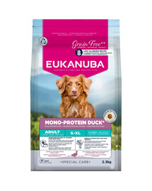 EUKANUBA Special Care Adult Mono-Protein Duck 2,3 kg krmivo pro dospělé psy, bohaté na čerstvě mraženou kachnu