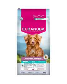 EUKANUBA Special Care Adult Mono-Protein Duck 12 kg granule pro dospělé psy s čerstvě mraženou kachnou