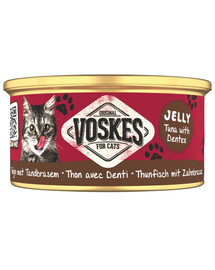 VOSKES Jelly Tuna with Dentex 85 g tuňák s dentexem v želé, doplňkové krmivo pro kočky