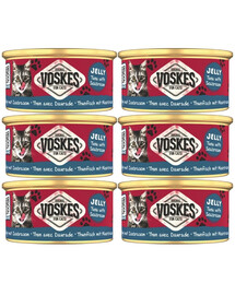 VOSKES Jelly Tuna with Seabream 6x85 g 100% tuňák s doradou v želé, doplňkové krmivo pro kočky